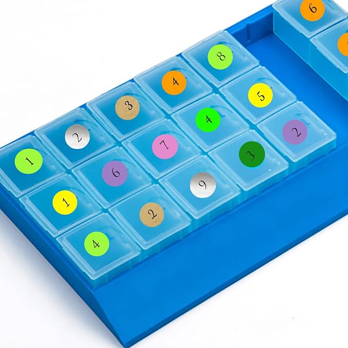 1/2 Inch Round Colored Stickers, 2000PCS Permanent Sticky Dots Color Coding Labels with Perforation Line, Brown Sticker Dots