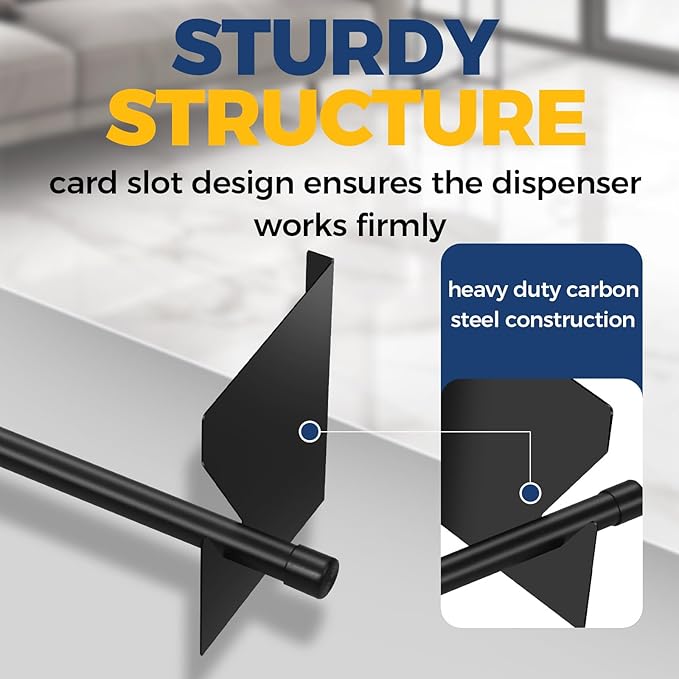 Heavy Duty Adjustable Wall Mount Paper Roll Holder Vinyl, Label 28"-60" | Butcher Paper, Vinyl, Label, Pig Mat Rolls Dispenser For Various Tubular Materials, Wall Mount Roll Rack Holder Adjustable