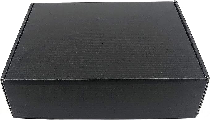 Black Shipping Boxes 15.7x11.8x3.1 Inch Cardboard Storage Mailer Box 15Pack | Corrugated Cardboard Packaging Box Inside Size: 15.2 x 11.6 x 3"