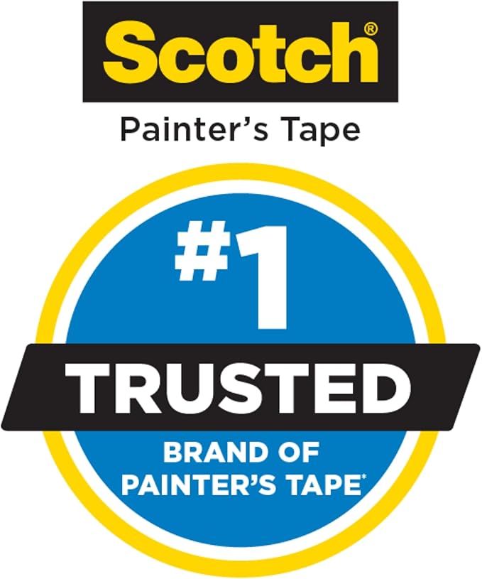 ScotchBlue Original Multi-Surface Painters Tape, 1 Inch Wide (0.94 In. x 60 Yds), 6 Rolls, Blue Paint Tape Protects Surfaces and Removes Easily, Masking Tapes for Indoor and Outdoor Use (2090-24EP6)