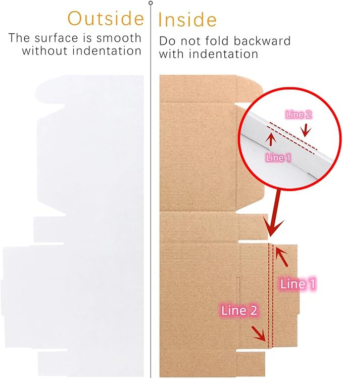 4x4x2 Shipping Boxes White Mailer Corrugated Cardboard Box Set of 100 | for Packaging, Literature, Packing, Mailing, Storage, Small Business, Moving, Gift, Supplies, Quick Fold, Tab Locking