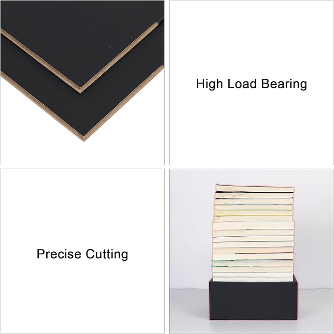 6x4x4 Black Shipping Boxes for Small Business, 30 Pack Corrugated Cardboard Box, Small Boxes for Shipping Packing