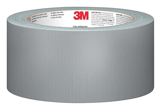 3M Duct Tape, 3 Rolls, 1.88 Inches x 55 Yards, Hand Tear, Bundle, Patch, Protect & Repair, Great Strength for Durability, Adheres to Multiple Surfaces (1055) (Pack of 12)
