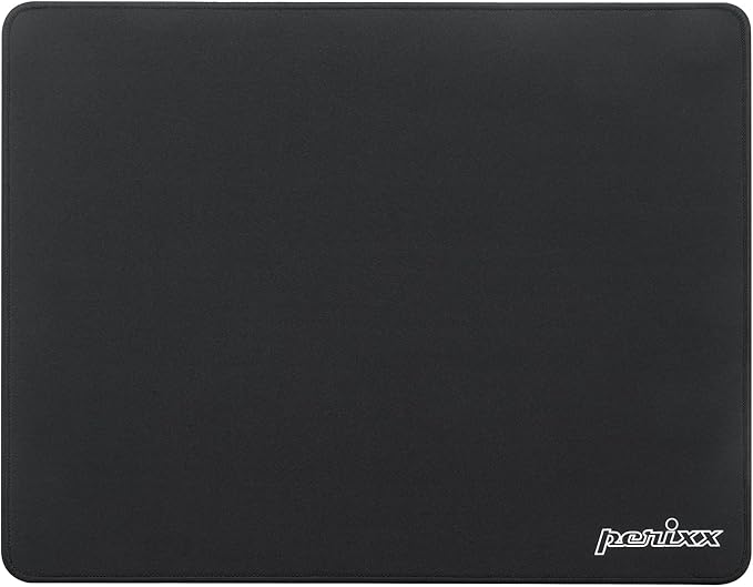 Perixx DX-1000XL Waterproof Gaming Mouse Pad with Stitched Edge - Non-Slip Rubber Base Design for Laptop or Desktop Computer - XL Size 15.75 x 12.6 x 0.12 Inches, black