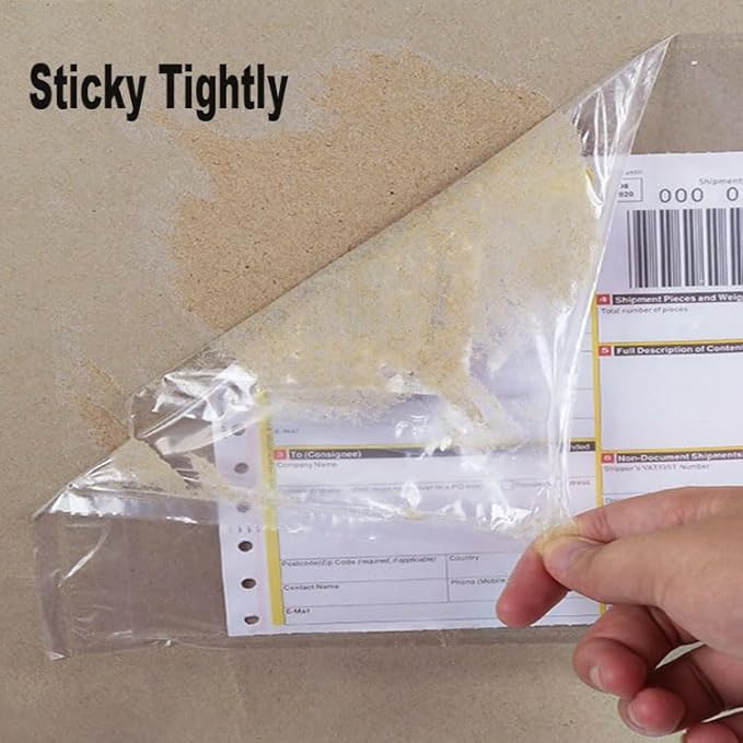 200 Pack 6x9 Shipping Envelopes, Packing List Mailing Envelopes Clear Adhesive Shipping Label Sleeves Shipping Supplies for Small Businesses