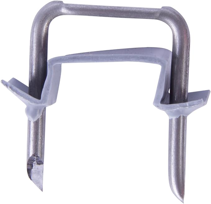 Gardner Bender MSI-5310 13/16 in (21mm), Metal Insulated Service Entrance Staple, w/Polyethylene Insulated Strap, Grey, (50-Pack)