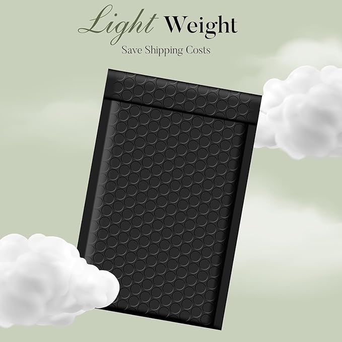 METRONIC 4x8" Bubble Mailers 19200 Pack Waterproof Black Padded Envelopes Self Seal Mailing Envelopes Bubble Padded Full Pallet of Padded Mailers for Small Business Mailing Jewelry Makeup Cards