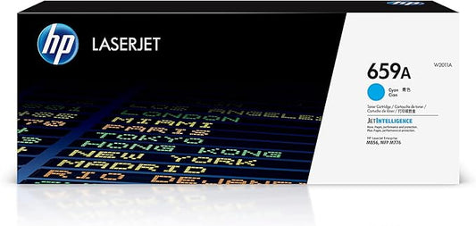 HP 659A Cyan Toner Cartridge | Works Color Laserjet Enterprise M856, Color Laserjet Enterprise MFP M776 Series | W2011A