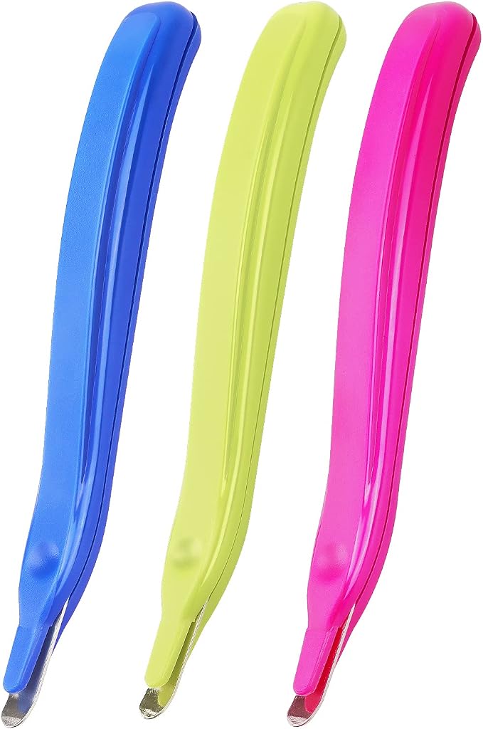 ZZTX Magnetic Staple Remover 3 Pack(Blue, Rose, Green) | Staple Removal Tool, Easy removal, No paper tear, 3-color set