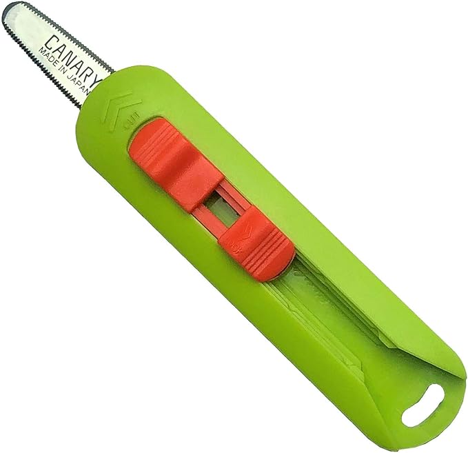 CANARY Box Cutter Retractable Blade, Mini Box Opener Tool, Made in Japan, Green (DC-15)…