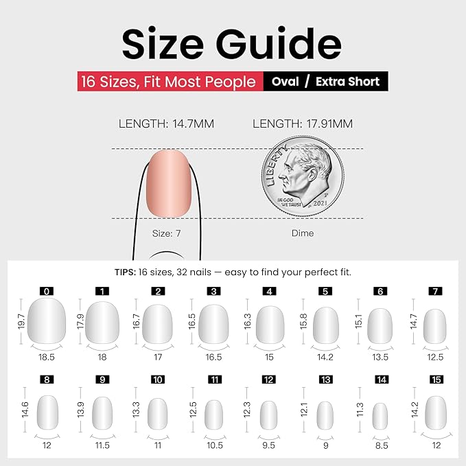 Curvlife Soft Gel Extra Short Press on Nails, 30Pcs Honey Peach Pink Oval Acrylic Fake Nails with Design Full Cover for Women Reusable Nail Kit with Nail Glue Adhesive Tabs