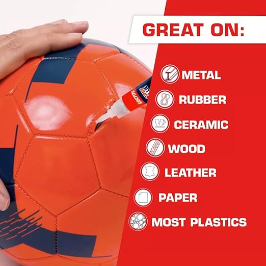 Loctite Super Glue Gel, Clear, 0.14 fl oz Tube, 6 Pack - Superglue for Plastic, Wood, Metal, Crafts & Repair, Cyanoacrylate Adhesive Instant Glue, Quick Dry