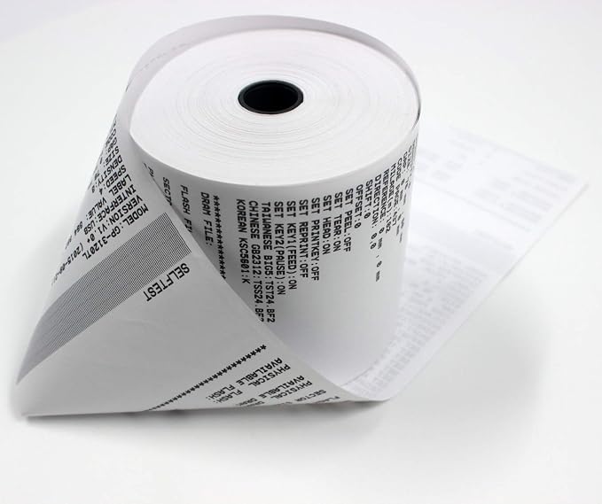 (48 Gsm Paper Thickness) 2 1/4 x 230ft 1-Ply Thermal Paper [50 Rolls] BPA Free Cash Register Tape Sharp 01PU, 01PU, ER-A520, ER-A530, UP-700, XE-A201, XE-A202, XE-A302 CBM262, CBM270
