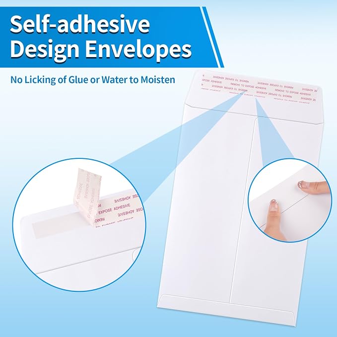 20 Pack Catalog Envelopes Self Seal, 9 x 12 Inches Mailing Envelopes | Manila Envelopes for Mailing, Organize, Storage, Home, Office