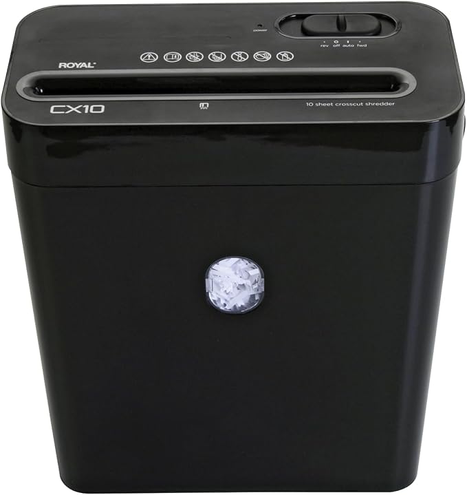 Royal 89342X CX10 Crosscut Shredder