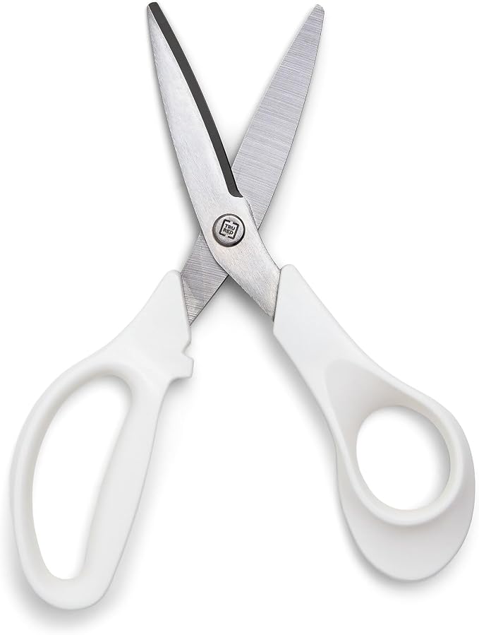 TRU RED 7‑Inch Stainless Steel Scissors, Straight Handle, Right & Left Handed, 2‑Pack – Office Scissors