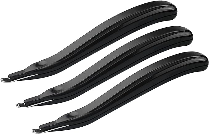 ZZTX 3 Pack Magnetic Staple Remover Black | Staple Removal Tool, Easy removal, No paper tear