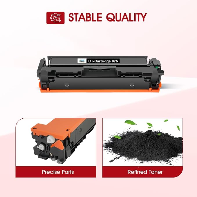 075 075H Black Toner Cartridge for Canon 075 MF665CDW MF663Cdw Toner 2 Pack | Compatible for Canon 075 Black ImageCLASS LBP646Cdw MF665CDW MF663Cdw MF662CDW MF660c LBP647Cdw LBP640c Printer High Capacity