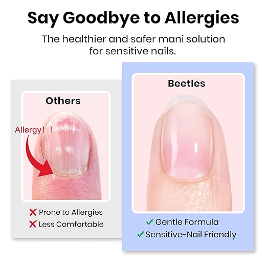 Beetles 3Pcs 15ml HEMA-Free Nail Prep & Glue Set, Professional Protein Nail Prep Acid-Free Dehydrate Bond Primer, TPO Free 9 in 1 Glue Gel for Nail Tips Clear Press On Nails Extension