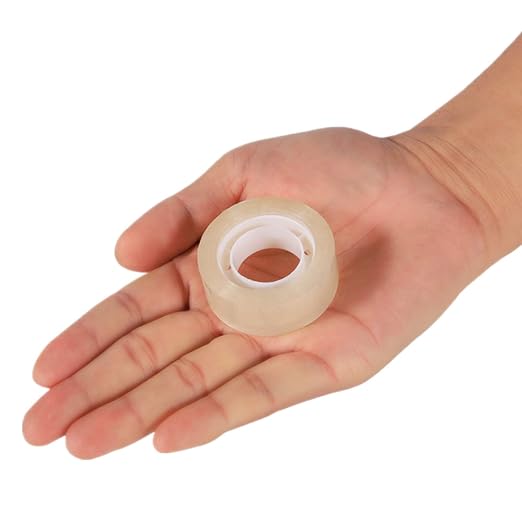 Transparent Tape, 144 Pack, Gift Wrap Clear Invisible Tape for Presents, Wrapping Paper, Refills for Dispenser