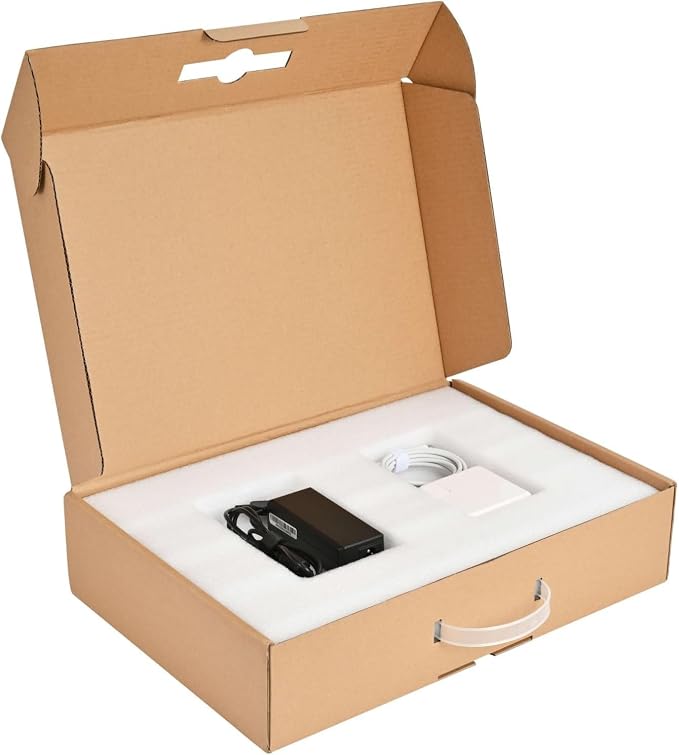 Laptops Box Great for Laptop Shipping | Laptop Boxes with Protection Foam and Carrying Handle Cardboard Secure Mailers Computer Return Box Great for Laptop Shipping