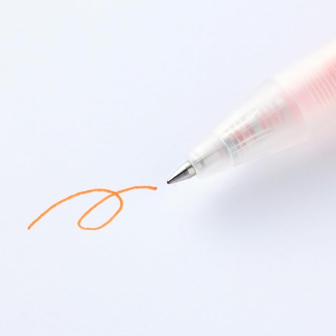 Smooth Gel Ink Knock Type Ballpoint Pen 0.5mm