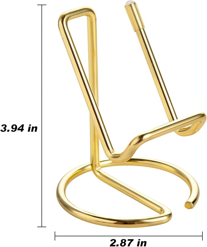 ROPOSY Cell Phone Stand for Desk, Gold Cell Phone Holder Desk Accessories
