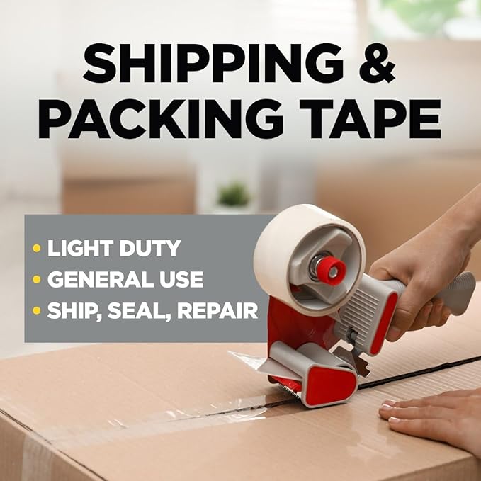 Scotch Shipping Packaging Tape, 1.88" x 109 yd, Great for Packing, Shipping & Moving, 6 Rolls (3350L-6)
