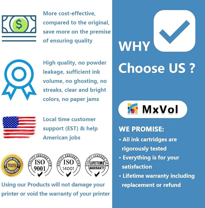 VersaLink C400 C405 Toner Cartridge High-Yield 106R03512 106R03514 106R03515 106R03513 Replacement for Xerox Versa Link C400 C405 C400D C400DN C405N C405DN Printer (Black Cyan Magenta Yellow, 4-Pack)