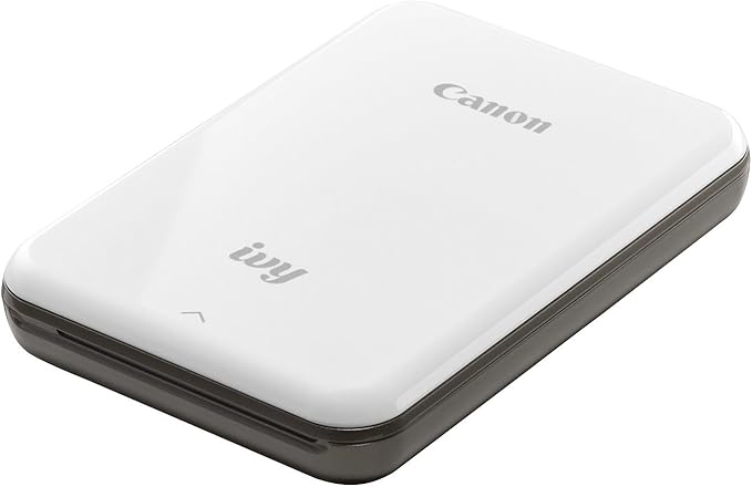 Canon IVY Mini Photo Printer for Smartphones (Slate Gray) - Sticky-back prints, Pocket-size