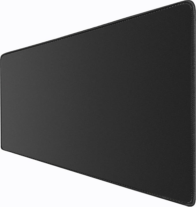 Large Gaming Mouse Pad, 31.5" x15.7" Water Resist Large Extended Desk Mat | Mouse Pad with Superior Micro-Weave Cloth, Big Keyboard Mousepad with Non-Slip Base, Desk Pad for Office Home Gaming, Black