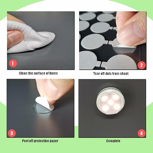 200 Pcs (0.79'') Sticky Tack, Double Sided Sticky Dot, Clear Poster Stickers Round Putty, No Trace Poster Adhesive Putty Removable Waterproof Stickers for Festival Decoration Sticky Dot (20mm)