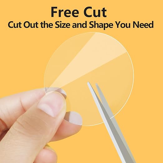 15PCS Double Sided Gel Tape Strong Double Sided Mounting Tape,Removable Clear Sticky Pads Heavy Duty Adhesive Gel Pads for Home and Office | Circle Stick pad,Two Sided Precut,Double Sided Tape Washable Sticky Pad for Walls, Hanging Pictures, DIY Craft ...