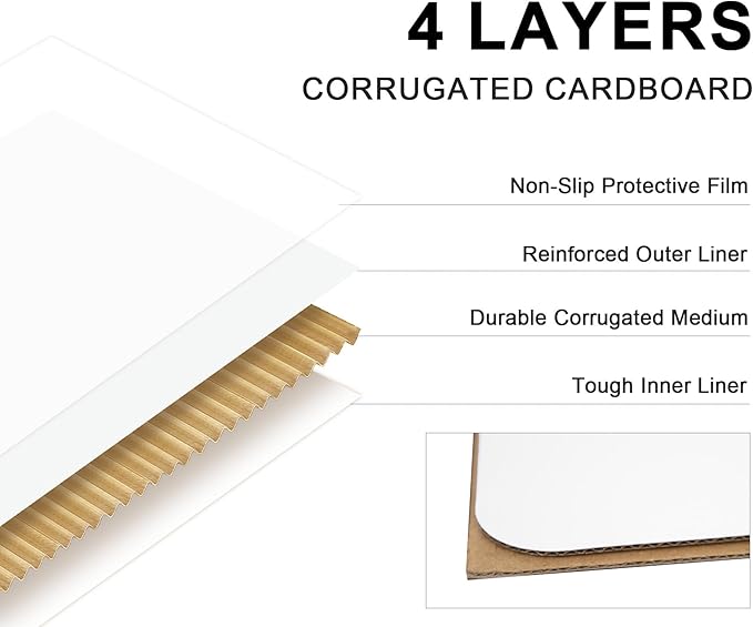 11x6x6 Inch Medium Shipping Boxes, 30 Pack White Cardboard Mailer Box, Gift Boxes for Packaging Small Business