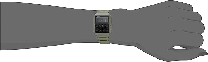 Casio CA53W Vintage Series | Data Bank | 1/100 SEC Stopwatch | Water Resistant | 8 Digit Calculator | Dual Time | Resin Band | Resin Case | Auto Calendar | Daily Alarm | 5 Year Battery