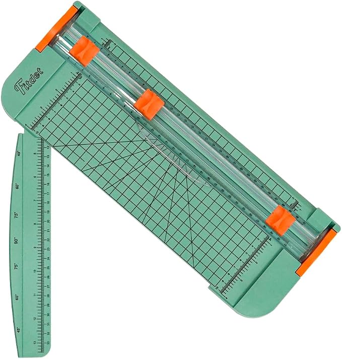 15 Inch A4 Titanium Paper Trimmer for Scrapbook & Classroom Craft | Wide full-open paper slot to cut multiple sheets at once