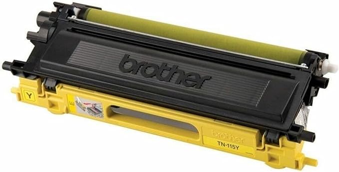 Brother TN115Y (Yellow) Toner Cartridge, High Yield: 4000 Pages