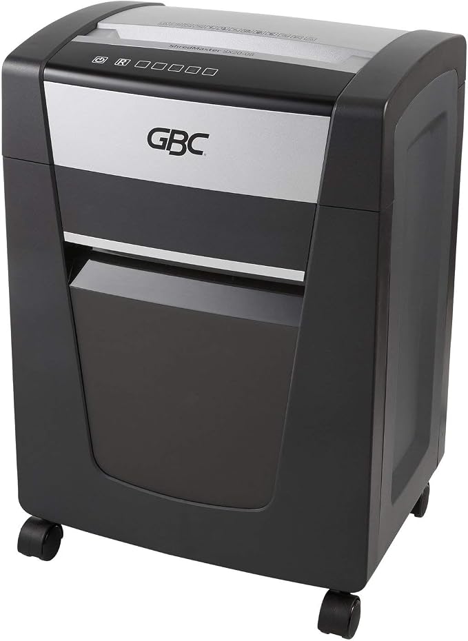 GBC Paper Shredder, ShredMaster, 20 Sheet Capacity, Cross-Cut, SX20-08 (1758502)