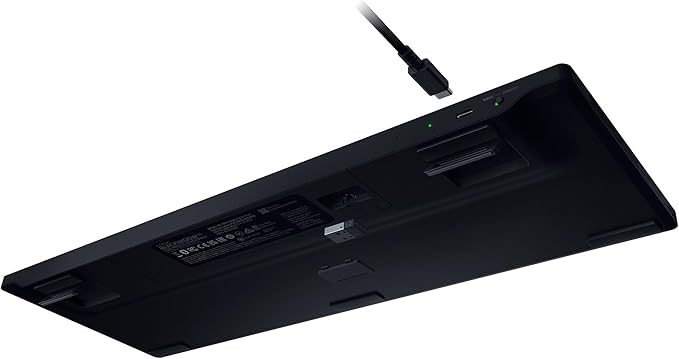 Razer BlackWidow V4 Low Profile HyperSpeed Wireless Gaming Keyboard: Orange Mechanical Switches - 2.4GHz Wireless & Bluetooth - Multi-Function Roller - 11 Control Buttons - Long Battery Life