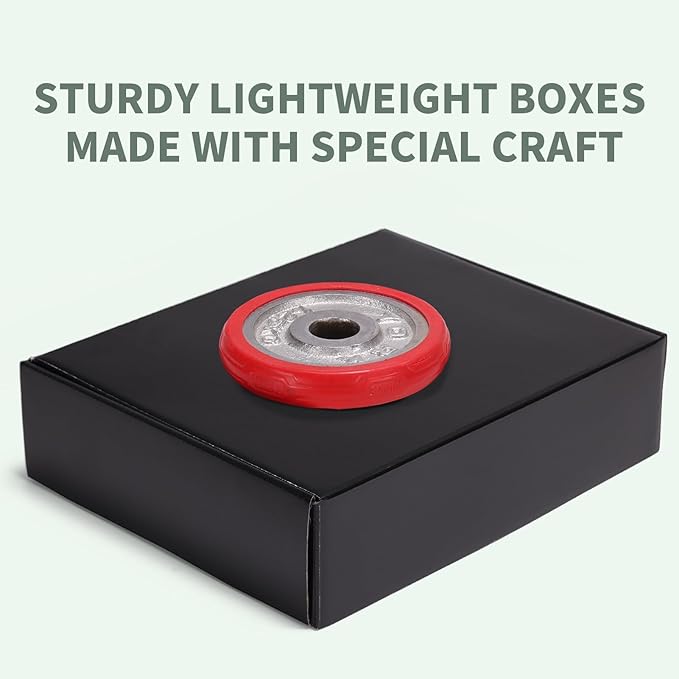 Rempry 6 Pack 12x9x3 Black Shipping Boxes, Large Cardboard Mailer Boxes for Small Business Shipping Packaging