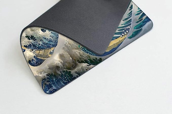 Japanese The Great Wave Off Kanagawa Mouse pad Customized Mousepad Non-Slip Rubber Base Mouse Pads for Computers Laptop Office Desk Accessories Mouse pad