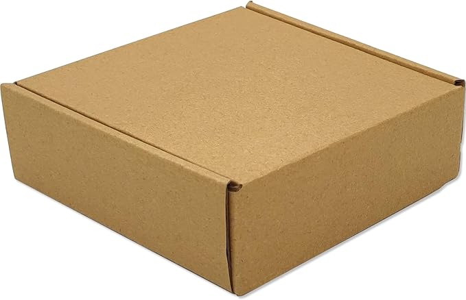 Small Brown Shipping Boxes for Small Business Pack of 25-8x8x4 inches Cardboard Corrugated Mailer Boxes for Shipping Packaging Craft Gifts Giving Products
