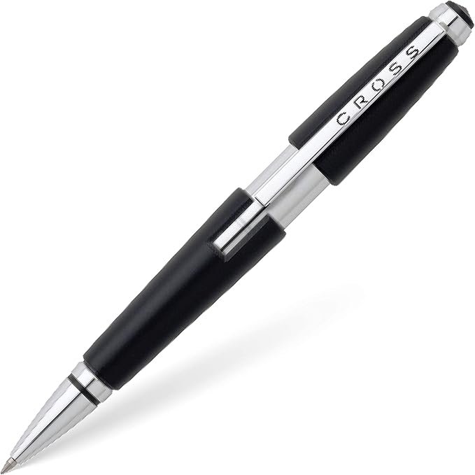 Cross Edge Jet Black Rollerball Pen - AT0555-2