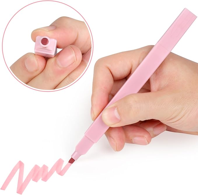Utron 12pcs Bible Highlighters, Pastel Highlighter Set, No Bleed Bible Highlighters (12 Color)