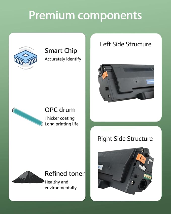Compatible Toner Cartridge Replacement for Pantum PB-211 PB211 PB-211E PB211EV Toner Cartridge for Pantum P2500W P2200 M6500NW M6550NW M6600NW (Black 2-Pack)
