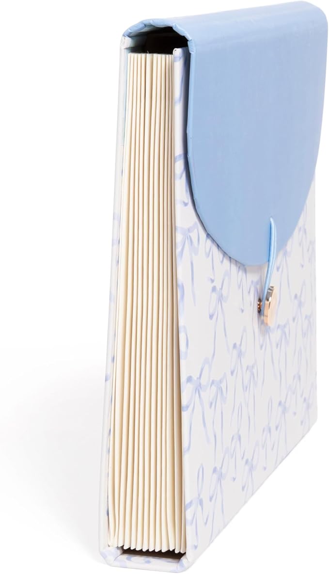 U Brands 13-Pocket Accordion File Organizer, Letter Size, Expandable File Folder Folder (Charming Coquette)