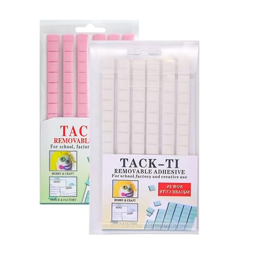 Nail Putty for Nail Art, Reusable Clay Adhesive for Posters, Photo Frames, Handles and More (White and Pink)
