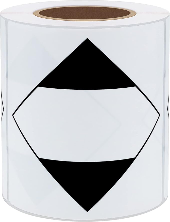 Hybsk 3x3 Inch Diamond Ground ORM-D Shipping Labels for Warehouse Handling Transport Square Shipping Stickers Total 200 Labels Per Roll (3x3 inch)