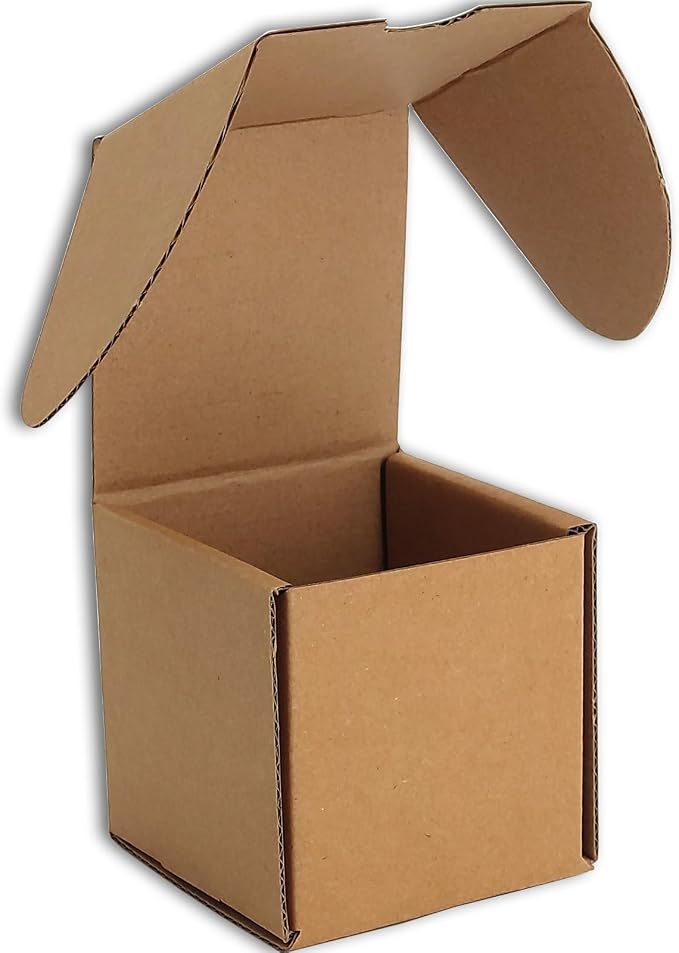 5x5x5 Shipping Boxes Set of 30, Brown Mailer Corrugated Cardboard Box | for Packaging, Literature, Packing, Mailing, Storage, Small Business, Moving, Gift, Supplies, Quick Fold, Tab Locking