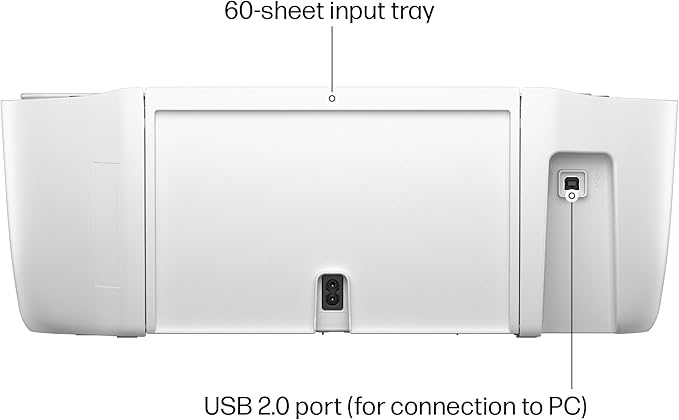 HP DeskJet 2855e Wireless All-in-One Color Inkjet Printer, Scanner, Copier, Best-for-home, 3 month Instant Ink trial included. This printer is only 2.4 ghz capable. (588S5A)